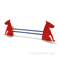 Formazione comportamentale per cani giocando a attrezzatura per l&#39;addestramento dell&#39;agilità per cani